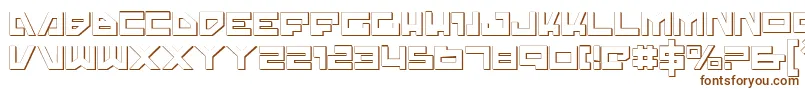 Trajias-fontti – ruskeat fontit valkoisella taustalla