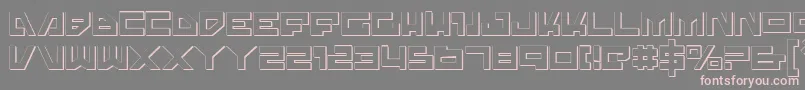 Trajias Font – Pink Fonts on Gray Background