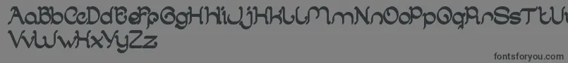 ArabianKnight Font – Black Fonts on Gray Background