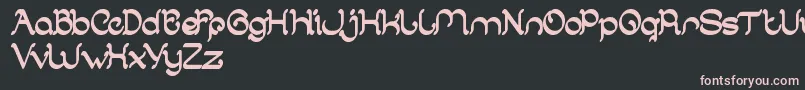 ArabianKnight Font – Pink Fonts on Black Background