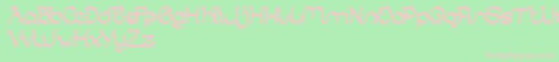 ArabianKnight Font – Pink Fonts on Green Background