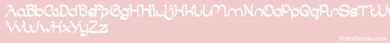 ArabianKnight Font – White Fonts on Pink Background