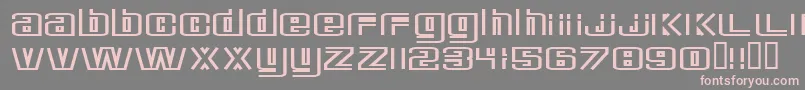 DeluxeDucks Font – Pink Fonts on Gray Background