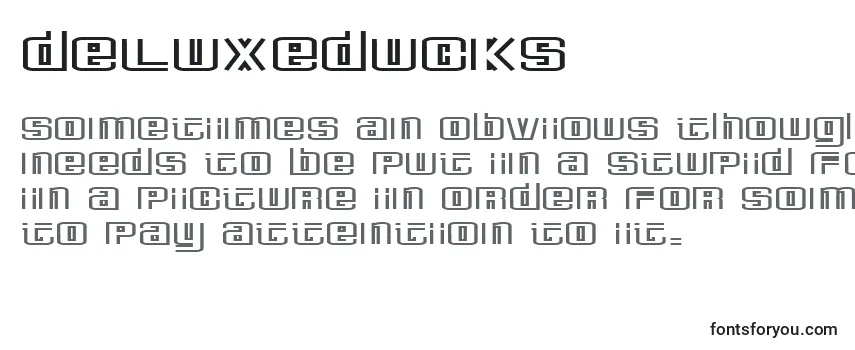 Шрифт DeluxeDucks