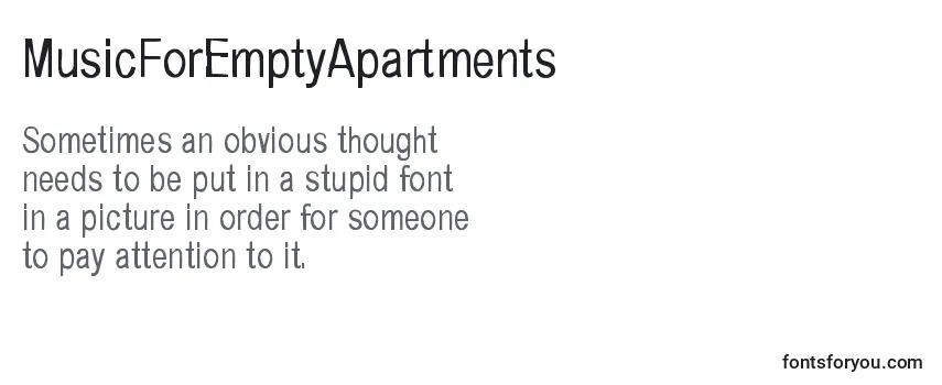Police MusicForEmptyApartments