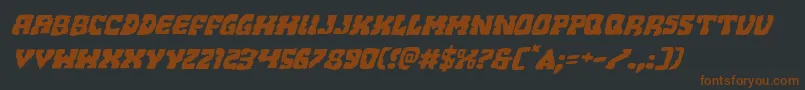 More about Beastianexpandital Font Beastianexpandital Font – Brown Fonts on Black Background