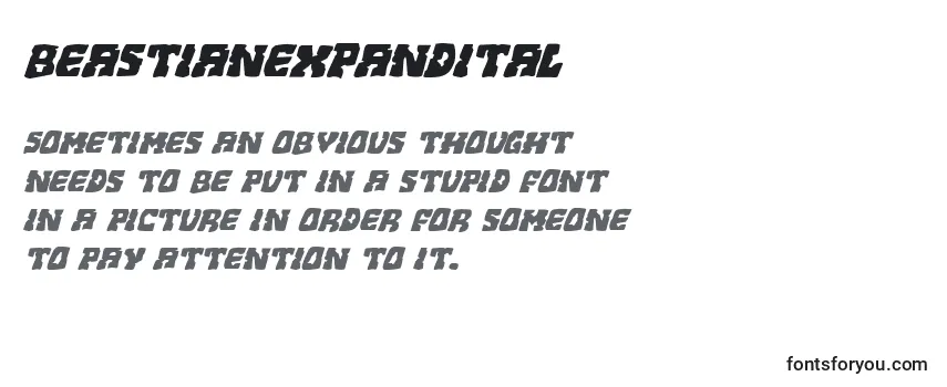 Beastianexpandital Font