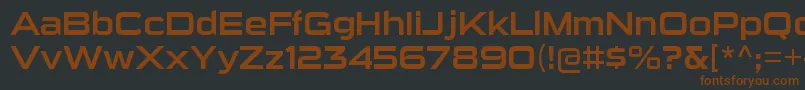 SuigenerisrgRegular Font – Brown Fonts on Black Background
