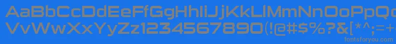 SuigenerisrgRegular Font – Gray Fonts on Blue Background