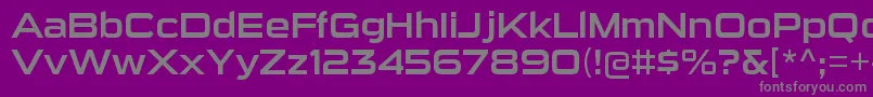 Шрифт SuigenerisrgRegular – серые шрифты на фиолетовом фоне