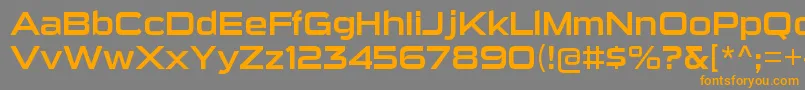 SuigenerisrgRegular Font – Orange Fonts on Gray Background