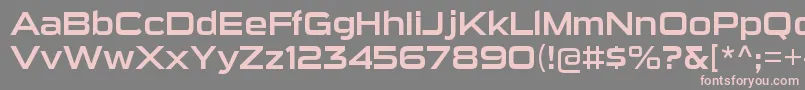 SuigenerisrgRegular Font – Pink Fonts on Gray Background
