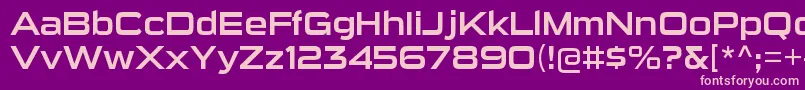 SuigenerisrgRegular Font – Pink Fonts on Purple Background