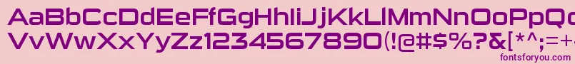 SuigenerisrgRegular Font – Purple Fonts on Pink Background