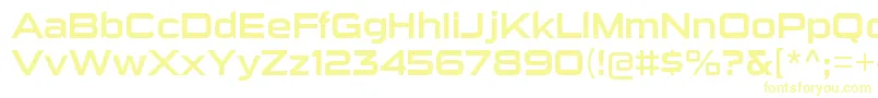 SuigenerisrgRegular-fontti – keltaiset fontit valkoisella taustalla