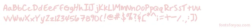 HandwrittenCrystalV2 Font – Pink Fonts