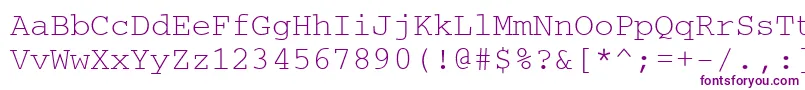 Lisätietoja Couriercyrillic-fontista Couriercyrillic-fontti – violetit fontit