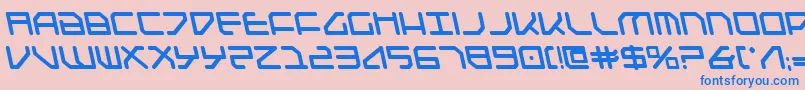 Federapolislb Font – Blue Fonts on Pink Background