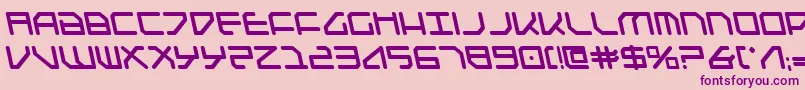 Federapolislb Font – Purple Fonts on Pink Background