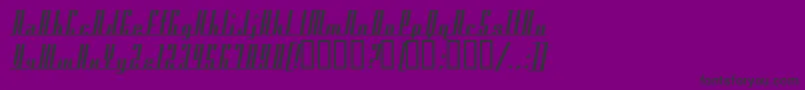 AmericanaDreams Font – Black Fonts on Purple Background