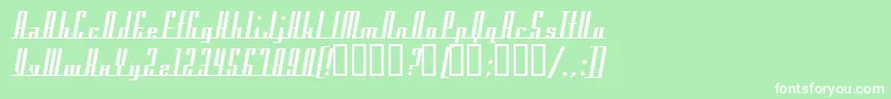 AmericanaDreams Font – White Fonts on Green Background