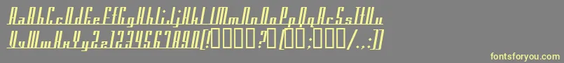 AmericanaDreams Font – Yellow Fonts on Gray Background