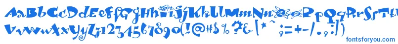 LambadadexterMedium Font – Blue Fonts