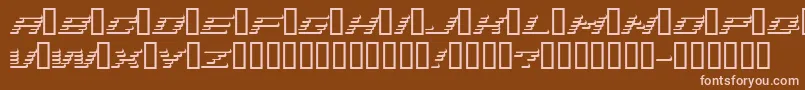 Addshade-fontti – vaaleanpunaiset fontit ruskealla taustalla