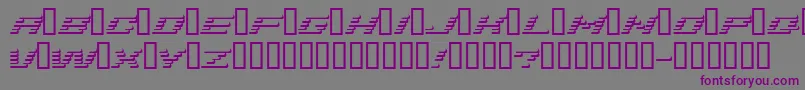 Addshade-fontti – violetit fontit harmaalla taustalla