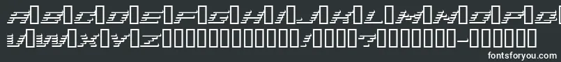 Addshade-fontti – valkoiset fontit mustalla taustalla