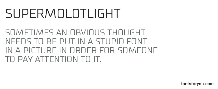 SupermolotLight Font