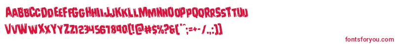 Leatherfacerotate Font – Red Fonts