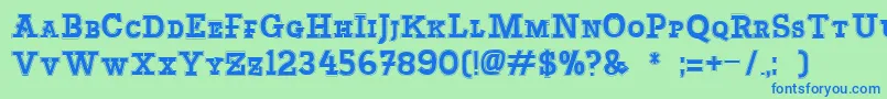 Подробнее о шрифте Basculacollege Шрифт Basculacollege – синие шрифты на зелёном фоне