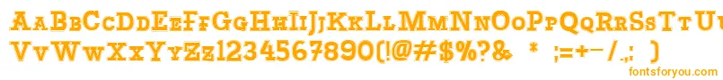 Basculacollege Font – Orange Fonts on White Background