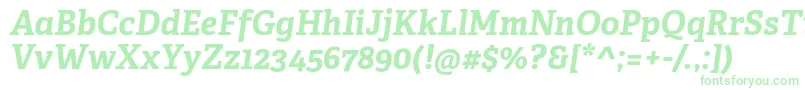 AdelleCyrillicBoldItalic Font – Green Fonts