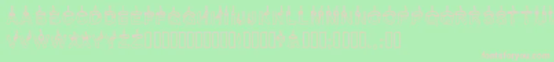 Timetoparty Font – Pink Fonts on Green Background