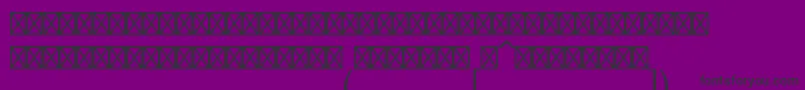 LucidamathstdExtension-Schriftart – Schwarze Schriften auf violettem Hintergrund