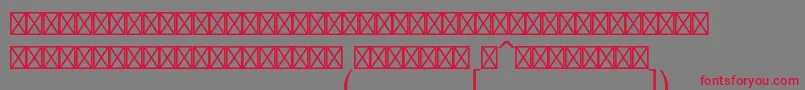 LucidamathstdExtension Font – Red Fonts on Gray Background