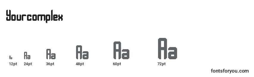 Yourcomplex Font Sizes