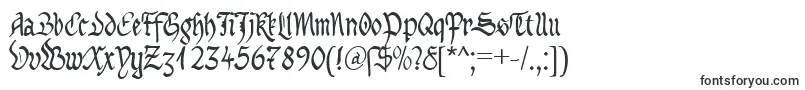 MaBastardAnglicanaDb Font – Fonts Starting with M