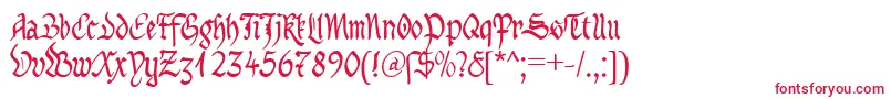 MaBastardAnglicanaDb Font – Red Fonts