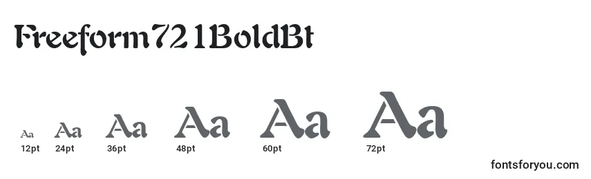 Freeform721BoldBt Font Sizes