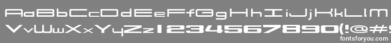 914Solid Font – White Fonts on Gray Background