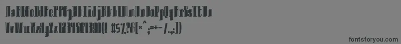 Innocent-fontti – mustat fontit harmaalla taustalla