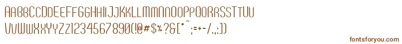 Шрифт Breve2 – коричневые шрифты на белом фоне