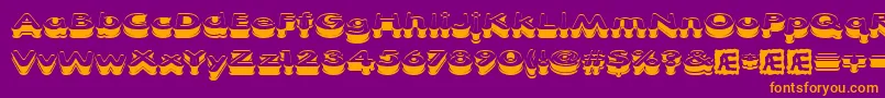 More about Xtrusion Font Xtrusion Font – Orange Fonts on Purple Background
