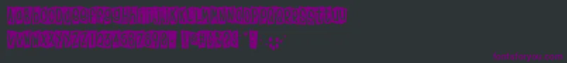 Klinom Font – Purple Fonts on Black Background