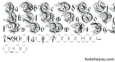 Decadentia font – medieval Fonts