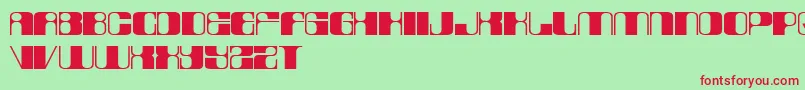 Laurelorhardy Font – Red Fonts on Green Background