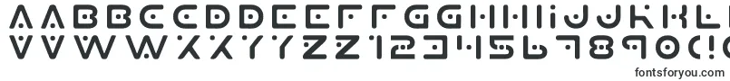 Шрифт Planet X – цифровые шрифты